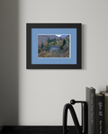 "Scottish Home" 11x14 Matted Print